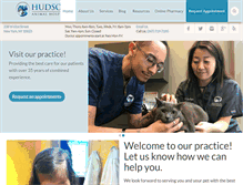 Tablet Screenshot of hudsonanimalhospitalnyc.com